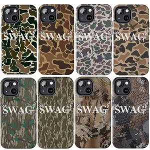 SWAG Street Style Camo Phone Case, Bottomland Mossy Oak For iPhone 17 16 15 14 13 12 11 X 8, Ol School Camo Southern Style Cover, Durable Accessories, Outdoor, Hunting Gifts