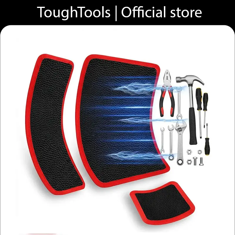 Magnetic Tool Organizer Pad – Flexible Anti-Slip Magnetic Tray for Screws, Nuts, Bolts & Small Parts, Automotive Repair Mechanic Tool Holder (1/2/3PCS)