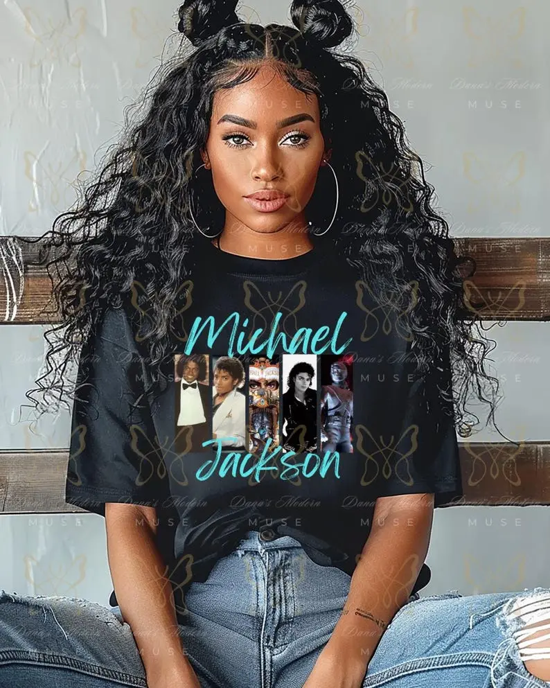Michael Jackson King of Pop Vintage Album Cover T-Shirt
