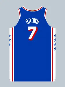 jaylen brown #7 Swingman Basketball Jersey 2026 full logo
