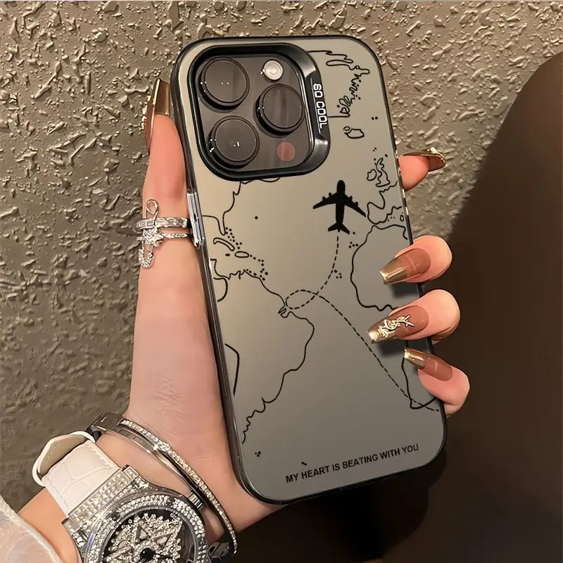 Shockproof Luxury Iphone Case For iPhone 7 8 X Xsmax 11 12 13 14 15 16pro Max Samsung S24 S23 S22 S24ultra S23ultra S22ultra Stylish Trendy Travel