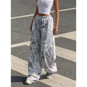 Women’s & Men’s Branch Print Sweatpants — cool streetwear hip hop dance biker school youth fashion; casual trendy sportswear; casual comfy sporty