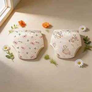 2-Pack Baby Potty Training Pants, Leak-Proof Diaper Covers, Soft & Comfortable, Reusable, Unisex, All Seasons, Ideal for New Parents