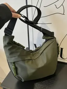 Women's Crossbody Bag Casual Shoulder Bag, Multiple Compartments, Zip Closure, Detachable Strap, Lightweight Crossbody Bag, Ideal for Daily Use, Work, Travel