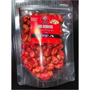 Los Cerritos Jerky Fuego Pistachios 6oz - Hot Flavored Pistachios in a 6 Ounce Pack Los Cerritos Jerky Fuego Pistachios 6oz - Hot Flavored Pistachios in a 6 Ounce Pack