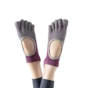 New Yoga Socks for Spring and Summer, Pilates Five-Toe Socks, Professional Non-Slip Sports and Fitness Split-Toe Socks.