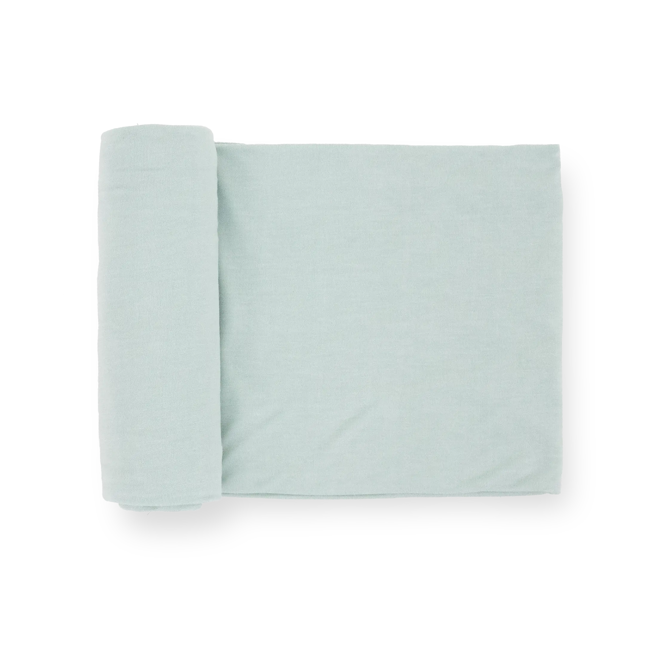 Stretch Knit Swaddle Blanket - Frost Green, 0-3 Months Snug Secure Newborn Swaddle, Buttery Soft Knit Fabric Blankets & Throws
