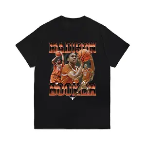Madison Booker Texas Basketball T-Shirt – Graphic College Hoops Fan Tee, Women’s Sports Top