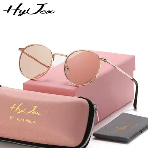 HyJex Unisex Lightweight Elegant Full-frame Sunglasses Round Frame Ourdoor Sports Sunglasses UV400