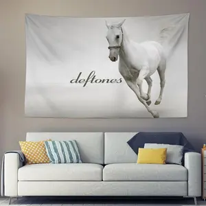 60in x 40in home decor banner D-Deftones Singer Tapestry Decoration Bedroom Dormitory Background Cloth Holiday Home Party Living Roomvalentine's wall decor flags, Interior, Decor Items