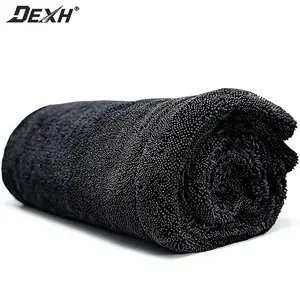 Heavy-Duty XL 36x24 in 1300GSM Microfiber Car Drying Towel - Super Absorbent, Quick-Dry, Scratch & Streak Free Auto Detailing Towel for Cars, Professional Garage Use, Dark Gray, Quick-Dry Microfiber summervibes