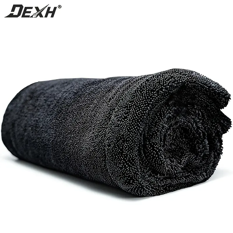 Heavy-Duty XL 36x24 in 1300GSM Microfiber Car Drying Towel - Super Absorbent, Quick-Dry, Scratch & Streak Free Auto Detailing Towel for Cars, Professional Garage Use, Dark Gray, Quick-Dry Microfiber summerwins