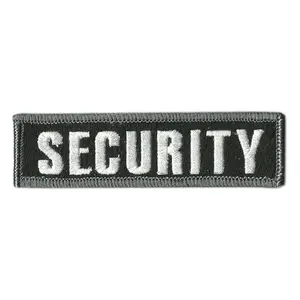 1" x 3 3/4" SECURITY Morale Patch (Back of Hat)
