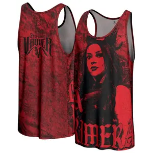 WWE Stephanie Vaquer "Dark Angel" 3D All Over Print Tank Top Unisex Red Black Graphic Streetwear Casual Sport Fan Gift Men Women All Season