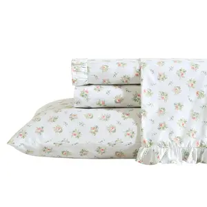 Laura Ashley Roseford Orange Floral Full SheetSet