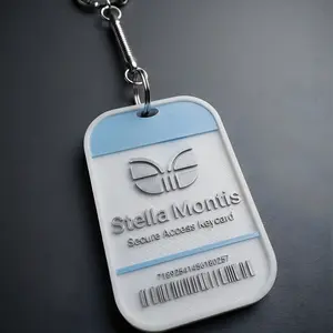 Arc Raiders Inspired - Stella Montis Security Access Keycard Keychain