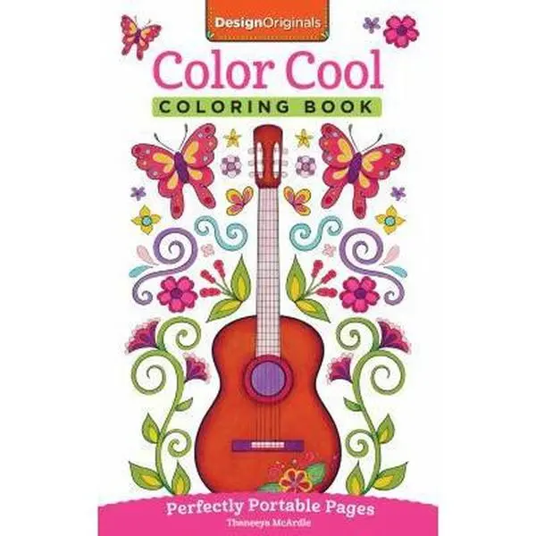 USED Book - Color Cool Coloring Book: Perfectly Portable Pages by McArdle, Thaneeya (Paperback) - english