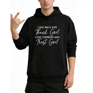 Thank God Jesus Hoodie – Christian Inspirational Long Sleeve Apparel for Faith Lovers