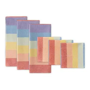 Design Imports Rainbow Kitchen Towels & Dishcloths - Set of 6
