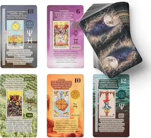 Witchy Cauldron Tarot Cards for Beginners with Meanings on Each Card — 78 Card Learning Tarot Deck with Guidebook, Reversed Meanings, Chakra, Zodiac & Planetary Symbols | Rider-Waite Style (English)