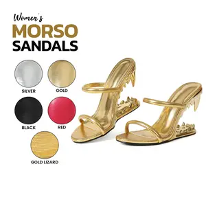 Womens Morso Sandals Round toe Heels Dressy Ladies Party Wedding Fashion Office Clubbing Work Trendy Shoes