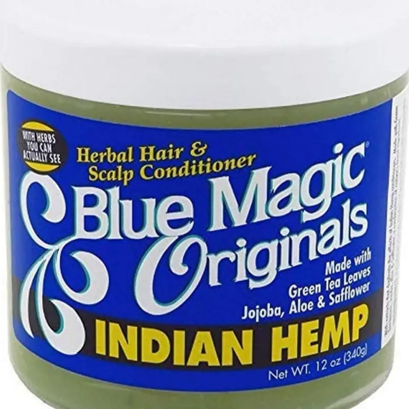 Indian hemp blue magic herbal hair and scalp conditioner Indian hemp blue magic herbal hair and scalp conditioner
