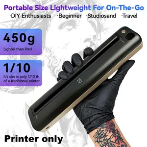 RONGTA F81s Wireless Bluetooth Thermal Tattoo Stencil Printer, 2400mAh Battery, 450g Lightweight Mini Cordless Copier Machine for Smartphones & PCs, Office Equipment for Tattoo Enthusiasts