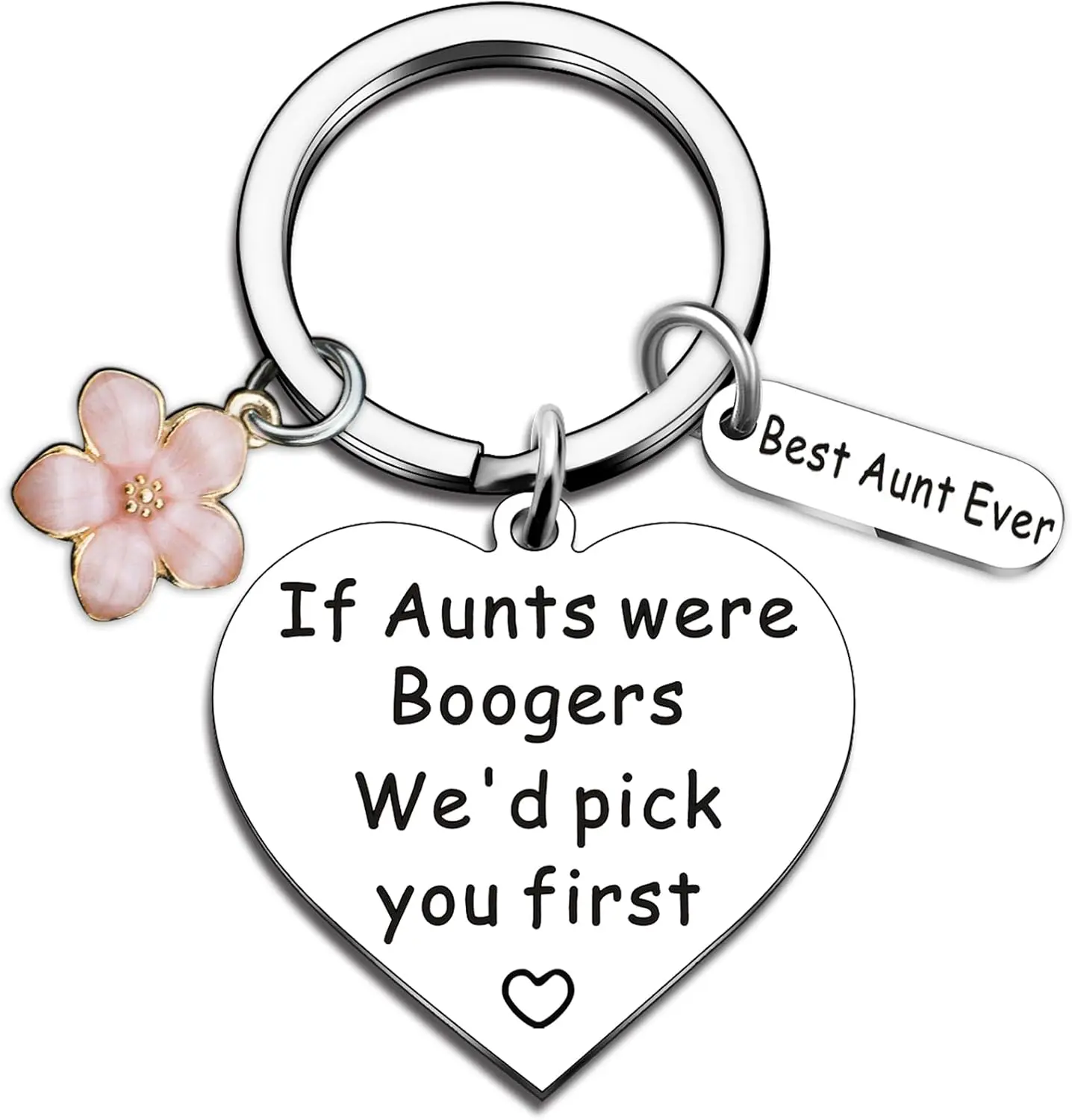 Best Aunt Auntie Ever Birthday Gifts for Women from Niece Nephew Unique Aunts Valentines Mothers Day Cute Key Chain Accessories Key Ring Presents for Her Womens Stocking Stuffers Christmas Gifts