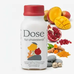 Dose for Cholesterol 2oz – Heart Health Support Shot with Amla, CoQ10 & Curcumin