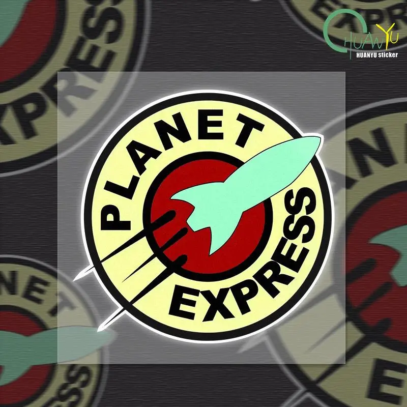 2026 New PVC Decal for Planet Express Car Sticker Waterproof on Bumper Rear Window Laptop Refrigerator For your Cars