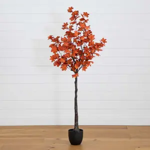 5' Autumn Rustic Maple Artificial Fall Tree
