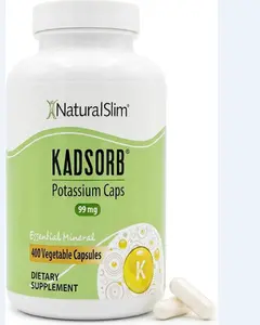 NaturalSlim Potassium Citrate Gluconate 99mg – Electrolyte Balance & pH Support Supplement, Essential Minerals, Non-GMO, 400 Capsules