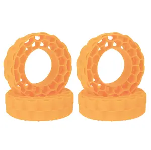 MEUS RACING Soft Silicone Rubber Inserts for 68-72mm 1.3" Tires (Orange)