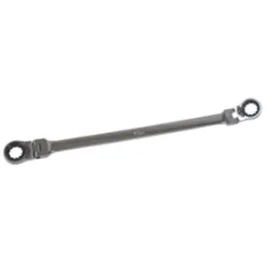 212 MAIN Metal Extra Long Flexible Ratcheting Wrench, High Polish 0.31 in.-0.37 in. Dual-Box Ends