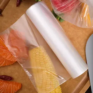 200 Transparent Disposable Food Storage Bags, High Quality Plastic, Ideal for Supermarkets & Convenience Stores, Keep Freshness Longer, Easy to Use