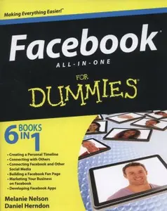 USED-Facebook All-in-One For Dummies by Melanie Nelson (Paperback)