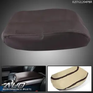 Fit For 2009-2012 Ford F-150 Leather Center Console Arm Rest Lid Cover Brown