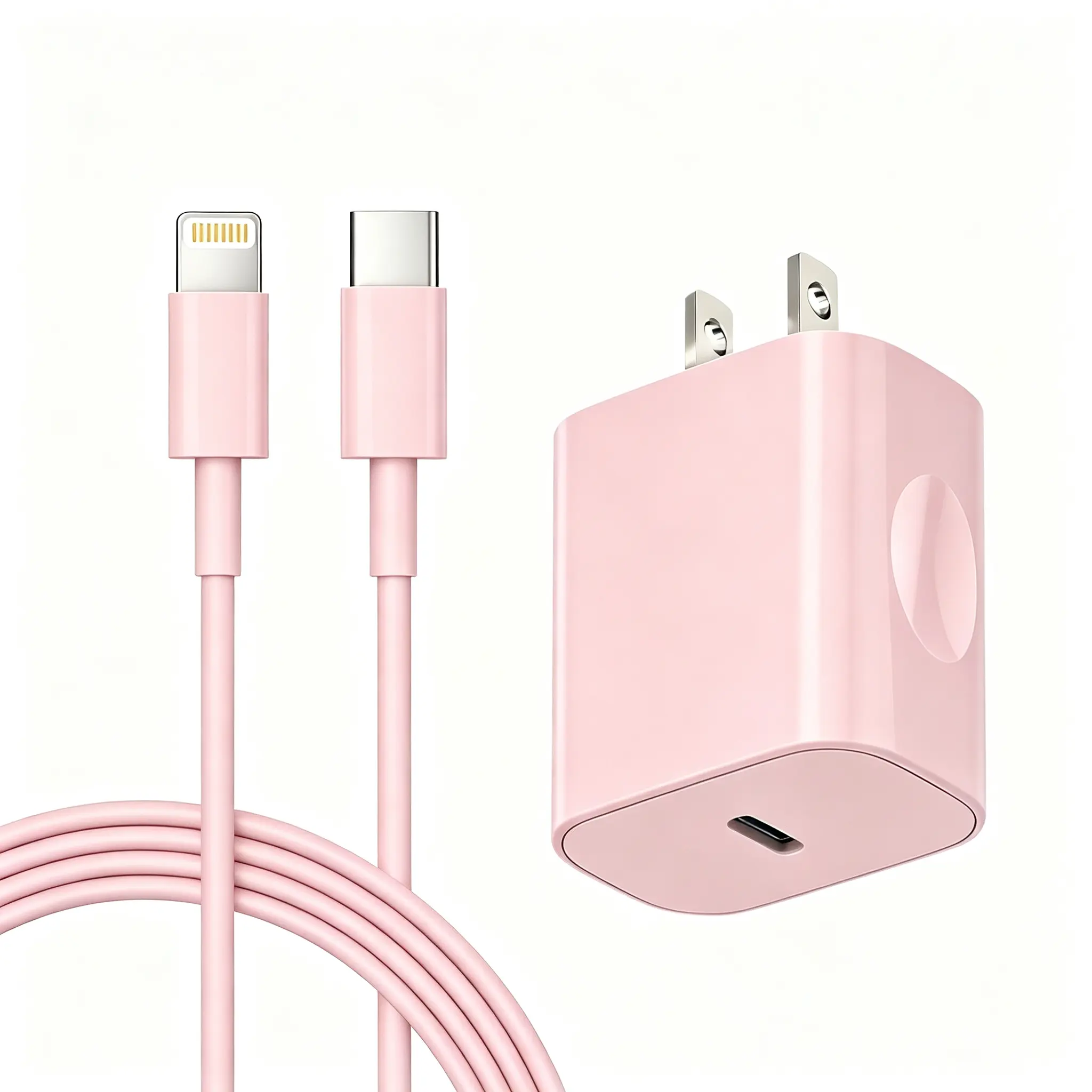Phone Charger Fast Charging(Pink),iPhone Fast Charger 1Pack Type C Fast Charger Block Plug Adapter 6FT USB-C to Lightning Cable Cord for iPhone14/13/13 Pro/12 Pro/12 Pro Max/11/Xs Max/XR/X/SE,iPad,AirPods