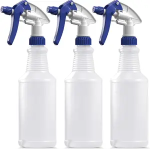 Professional Sprayer 24-Ounce - 20 Foot Spray, Bleach Resistant, Adjustable Nozzle, -Purpose, 3-Pack