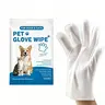 6pcs Puppy & Cat Grooming Wipes Multi-Pack, Compact On-the-Go Size Pet Supplies, No-Rinse Full-Body Wash, Deodorizing Paw Pad & Coat Wipes with Moisturizing Clean Benefits