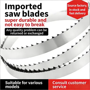 CAPTAIN Custom M42 Bimetal Band Saw Blades 3505mm, Industrial Cutting for Metal, Wood, Aluminum Profiles and Bone, OEM Supported