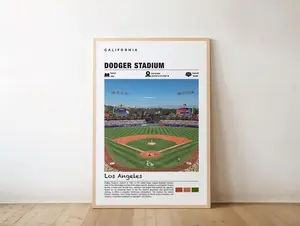 Dodger Stadium Print, Dodger Stadium Poster, Dodger Stadium Wall Art, Dodger Stadium Travel, Dodger Stadium art print, Dodger Stadium print