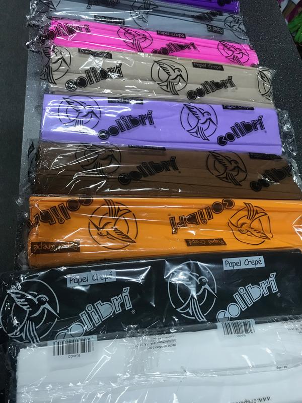 Colibri Crepe Paper Box 25 Pack - 25 Different Vibrant Colors - Ideal for Crafts, Paper Flowers and Piñatas