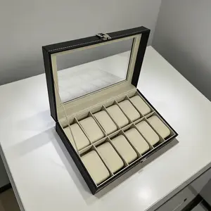 High-End Watch Storage Box, Collectible Display Case, Flip Cover Jewelry Organizer, Multifunctional Bracelet Holder, Elegant Gift