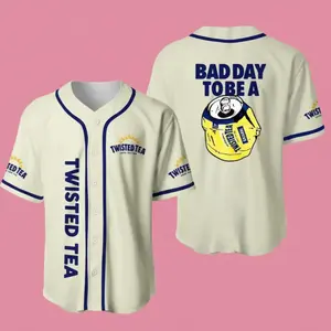 Bad Day To Be A Twisted Tea Inspired Baseball Jersey Shirt Hard Iced Tea Limited Edition Jersey Sport Apparel Gift