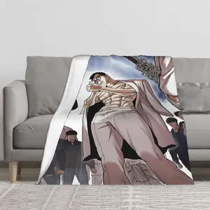 This Lookism Inspired Flannel Blanket, Portable Thickened Picnic Mat Sofa Towel Camping Beach Mat, Moisture Proof Tent Mat for Yard Gardens, Camping Essentials, Beach Blanket, Sofa Blanket, Campers, Garden Lovers