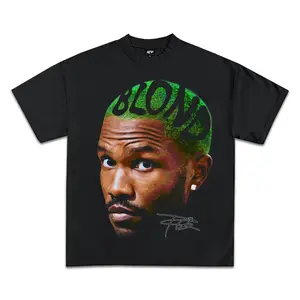 Frank Ocean Blond Graphic Tee, Y2K Rap Streetwear T-Shirt, Unisex Crew Neck, Vintage Hip-Hop Graphic, Sports Style, Casual Cotton Fit