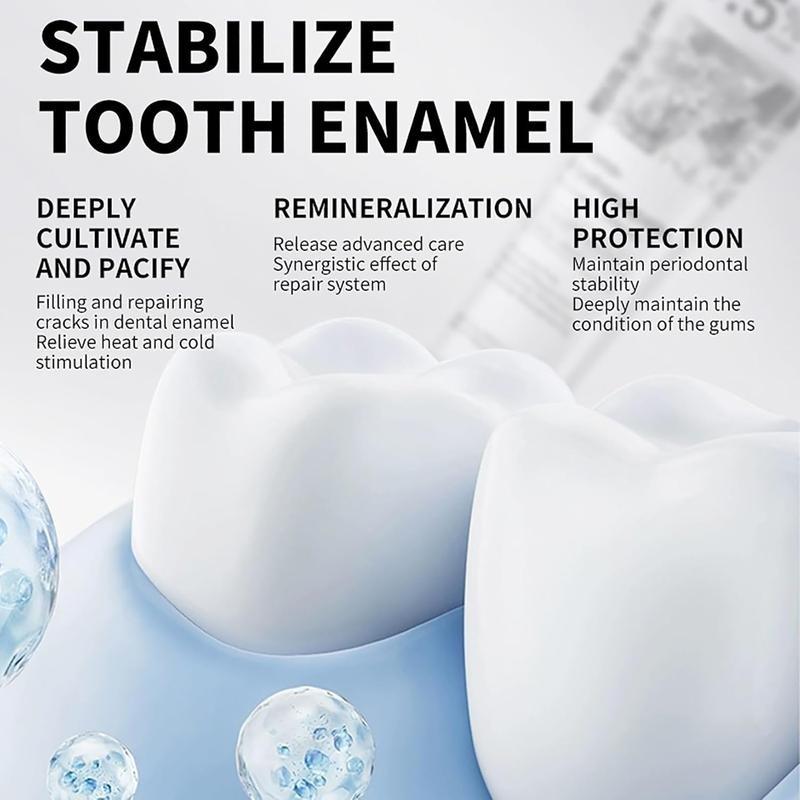 3 PCS 7.5% Toothpaste - Nano Hydroxyapatite for Enamel Strengthening & Teeth Whitening,Enamel Repair, Fluoride-Free & Sensitive Teeth Friendly