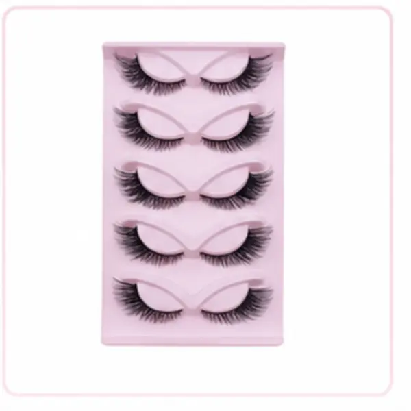 Glitter Rhinestone False Eyelashes, Dramatic Winged Cluster Lashes for Eyelash Extension Beginner, Fluffy Thick Cosplay Party Stage Fake Eyelashes, Reusable Decorative Eye Lashes manga