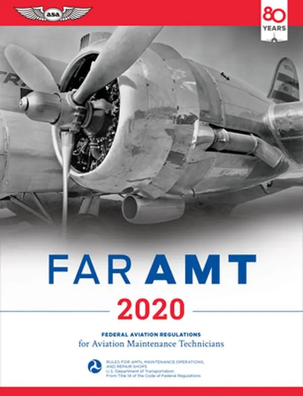 USED Book - Far-Amt 2020: Federal Aviation Regulations for Aviation Maintenance Technicians by Federal Aviation Administration (FAA)/Av (Paperback) - english